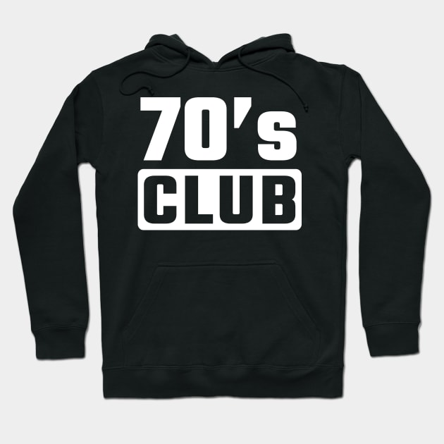 70th birthday Hoodie by Circle Project